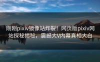 刚刚pixiv镜像站炸裂！网页版pixiv网站探秘揭秘，震撼大V内幕真相大白