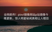 全网疯传！pixvi镜像网站p站镜像今晚更新，惊人明星秘闻真相让人瞠目